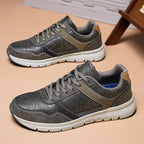 (⏰Limited Time Sale 70% OFF🔥)Men’s Genuine Leather Walking Shoes for Tired, Wide Feet | Cushioned Arch Support & All-Day Comfort