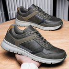 (⏰Limited Time Sale 70% OFF🔥)Men’s Genuine Leather Walking Shoes for Tired, Wide Feet | Cushioned Arch Support & All-Day Comfort