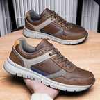 (⏰Limited Time Sale 70% OFF🔥)Men’s Genuine Leather Walking Shoes for Tired, Wide Feet | Cushioned Arch Support & All-Day Comfort