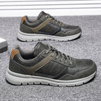 (⏰Limited Time Sale 70% OFF🔥)Men’s Genuine Leather Walking Shoes for Tired, Wide Feet | Cushioned Arch Support & All-Day Comfort