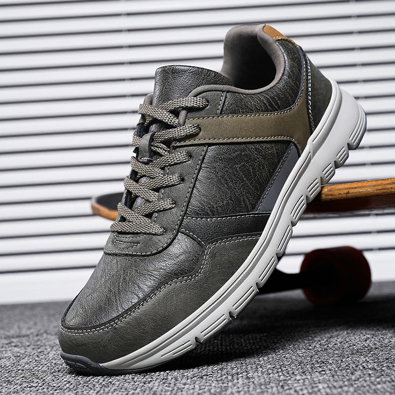 (⏰Limited Time Sale 70% OFF🔥)Men’s Genuine Leather Walking Shoes for Tired, Wide Feet | Cushioned Arch Support & All-Day Comfort