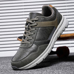 (⏰Limited Time Sale 70% OFF🔥)Men’s Genuine Leather Walking Shoes for Tired, Wide Feet | Cushioned Arch Support & All-Day Comfort