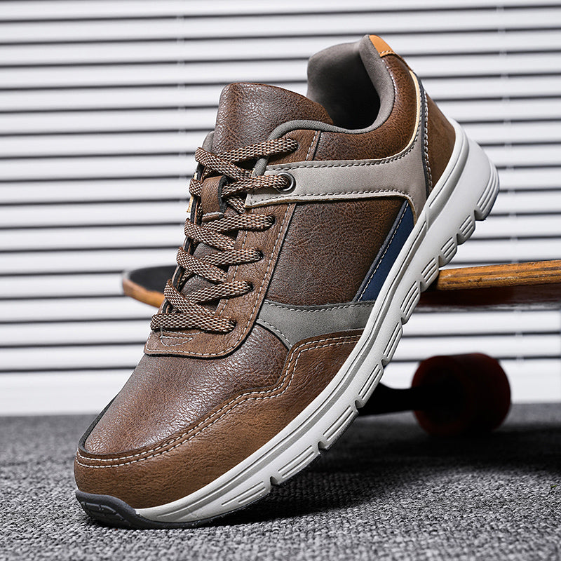 (⏰Limited Time Sale 70% OFF🔥)Men’s Genuine Leather Walking Shoes for Tired, Wide Feet | Cushioned Arch Support & All-Day Comfort
