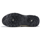 Men's Cushioned Mesh Hiking Shoes - Slip-On, Breathable, Slip-Resistant, Wide Toe Box with Arch Support