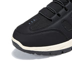 Men's Cushioned Mesh Hiking Shoes - Slip-On, Breathable, Slip-Resistant, Wide Toe Box with Arch Support