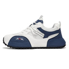 Men's Mesh Walking Shoes - Roomy Toe Box,No Arch Support,Breathable Canvas,Flexible Non-Slip Sole,Machine Washable,Lace-Up,Walking,Daily Wear