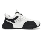 Men's Mesh Walking Shoes - Roomy Toe Box,No Arch Support,Breathable Canvas,Flexible Non-Slip Sole,Machine Washable,Lace-Up,Walking,Daily Wear