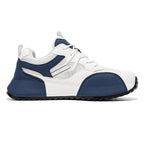 Men's Mesh Walking Shoes - Roomy Toe Box,No Arch Support,Breathable Canvas,Flexible Non-Slip Sole,Machine Washable,Lace-Up,Walking,Daily Wear