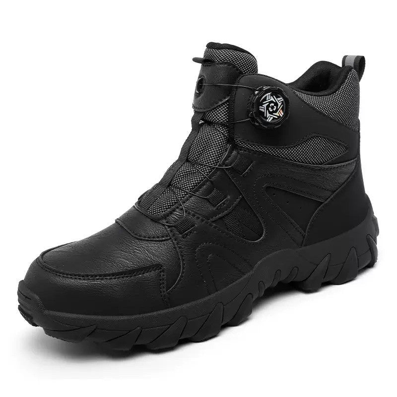 Men’s Waterproof Leather Safety Work Boots R055 | Steel Toe, Puncture-Resistant Midsole, Wide Fit & Quick-Adjust Dial
