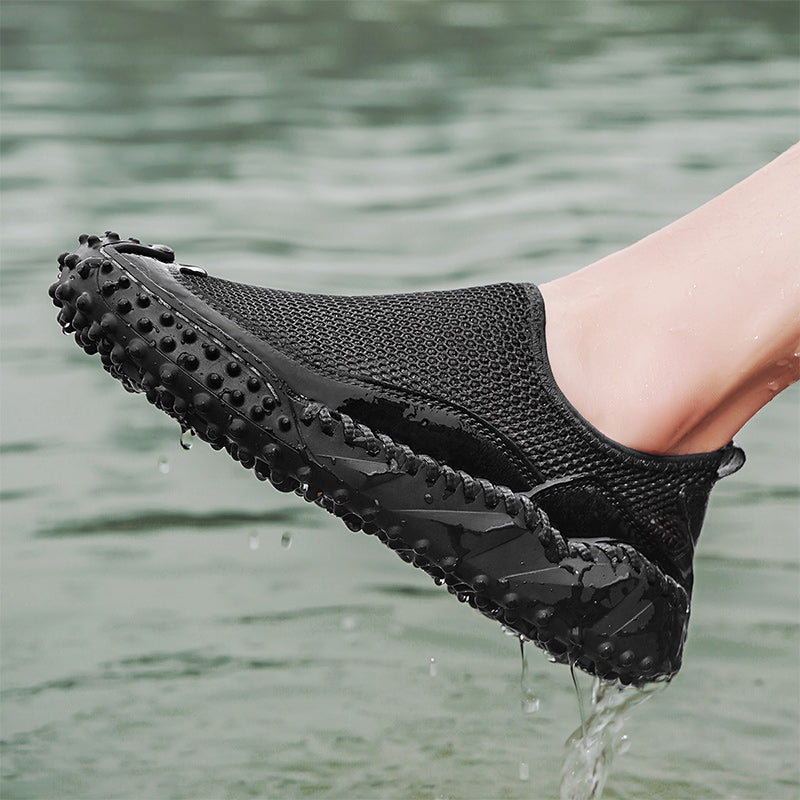 Mens Slip on Canvas Loafers Casual Shoes Sneakers Comfy Walking Slipers Shoes Pain Relief for Men Black Fashion Breathable Loafers