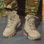 Men's Combat Boots Orthopedic Support Hiking Boots Waterproof Anti-Puncture Work Boots