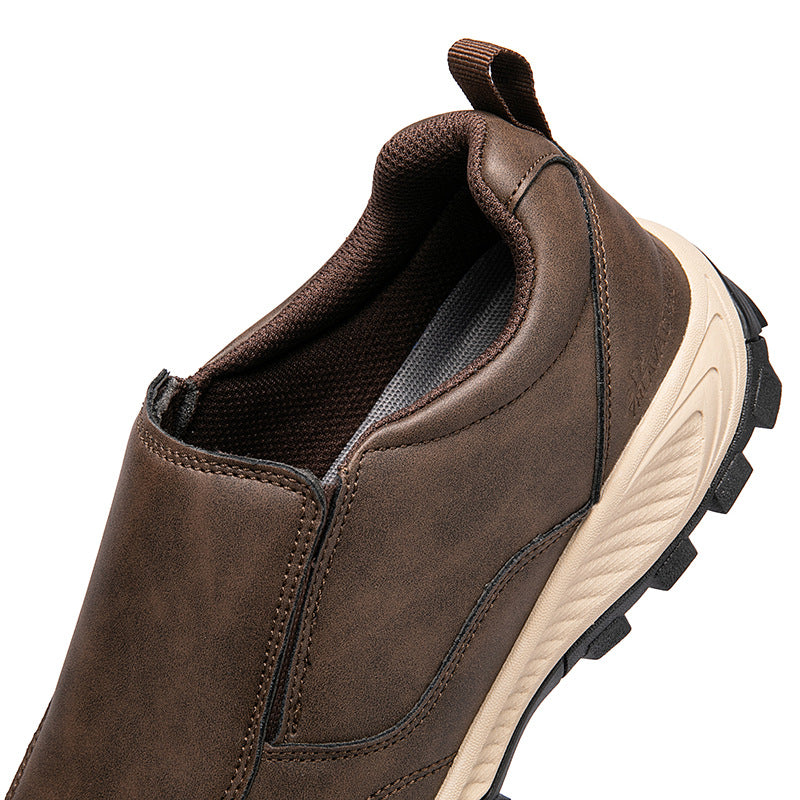 Men's Genuine Leather Breathable And Comfortable Orthopedic Outdoor Sneakers