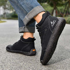 Men‘s Orthopedic Walking Boots-Slip On in Seconds; Built-in Arch Support; Wide Toe; Stable Every Step
