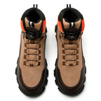 Men's Steel Toe Hand Stitched Cow Leather Boots Motorcycle Boots Work Boots Hiking Boots