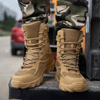 Men's Military Desert Combat Boots Waterproof Non-Slip Hiking Boots Work Boots