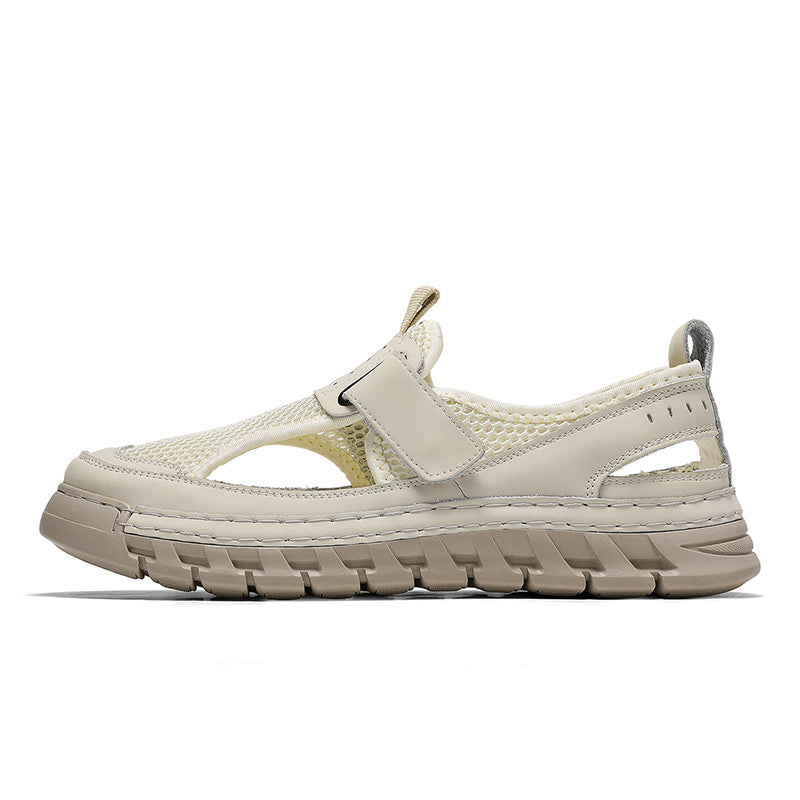 (⏳53% OFF)Men's Mesh Fisherman Sandals – Hook & Loop, Non-Slip for Wading & Fishing