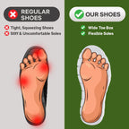 Men's Slip-on Genuine Sports Sandals, Orthopedic Support, Comfortable Lightweight Durable Non-Slip Hiking Sandals