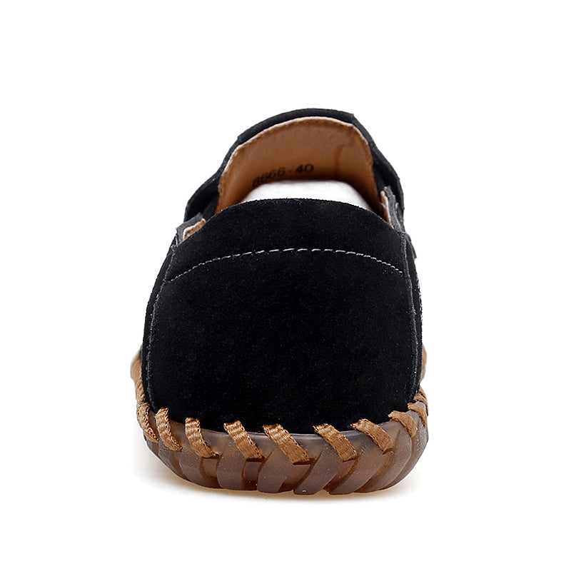 (⏰Last Day 70% OFF🔥)Men's Handcrafted Suede Slip-On Loafers | Lightweight, Rebound Cushioning for Driving & Casual Comfort