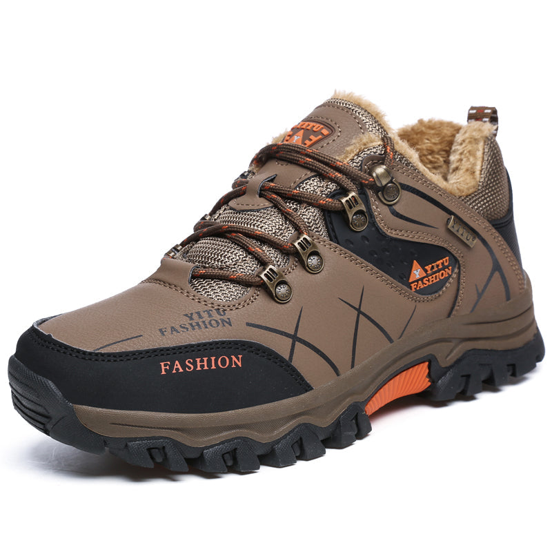 Latest Men's Genuine Leather Non-Slip Waterproof Outdoor Hiking Shoes