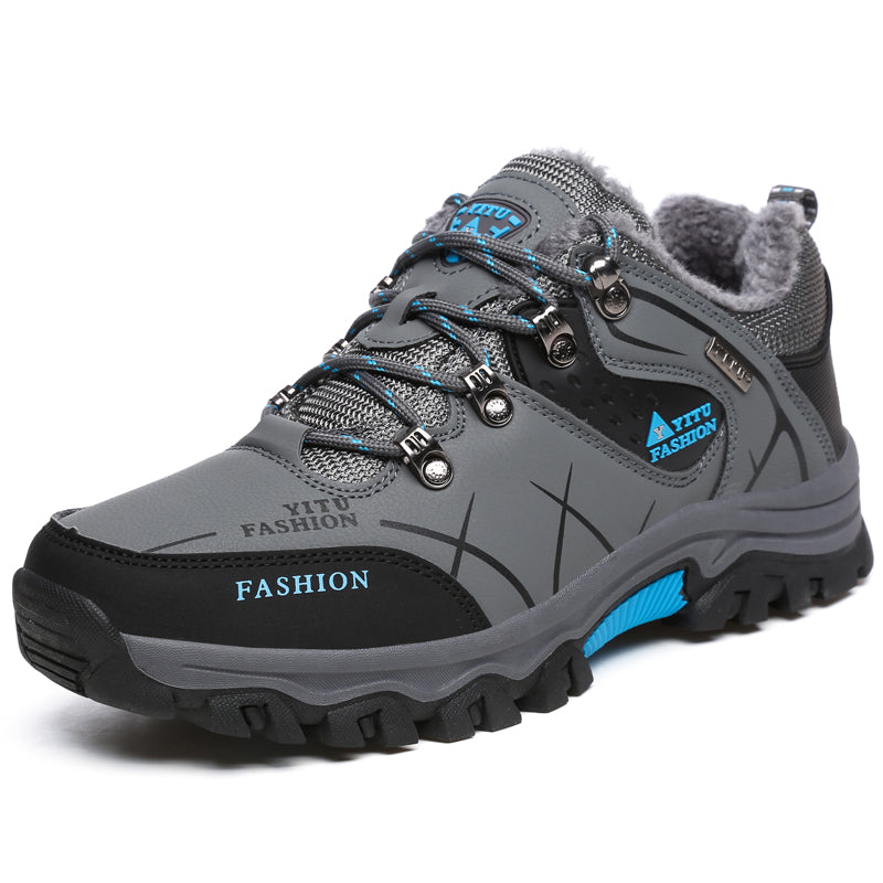 Latest Men's Genuine Leather Non-Slip Waterproof Outdoor Hiking Shoes