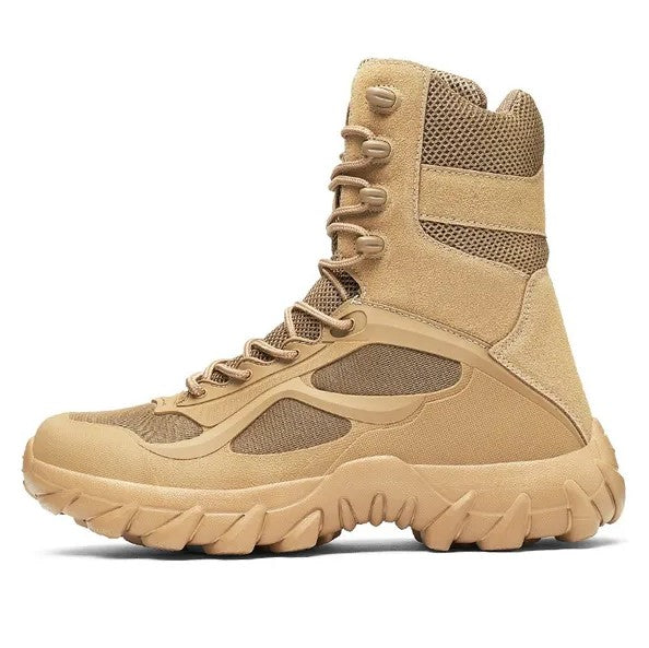 Men's Military Desert Combat Boots Waterproof Non-Slip Hiking Boots Work Boots