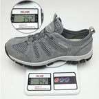 Men's Genuine Leather Breathable Lightweight Arch Support Hiking Orthopedic Shoes