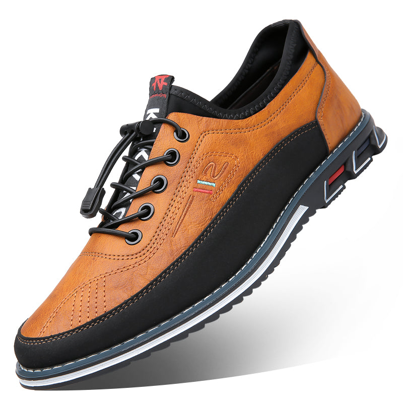 (💥NOW ON: 70% OFF Independence Day Sale!🔥)Men's Cowhide Oxford Business Casual Shoes Office Loafers Dress Comfort Driving Shoes