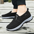 Men's Arch Support Loafers Waterproof Breathable Lightweight Non-Slip Walking Shoes