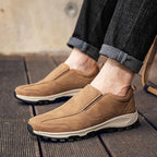 Men's Genuine Leather Breathable And Comfortable Orthopedic Outdoor Sneakers