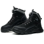 Men's Steel Toe Hand Stitched Cow Leather Boots Motorcycle Boots Work Boots Hiking Boots