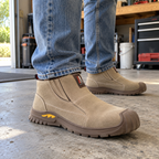 (🤜Work Hard for 5+ Years) Men's Anti-Smash Anti-Puncture Comfortable Lightweight Work Boots Waterproof Breathable Hiking Boots