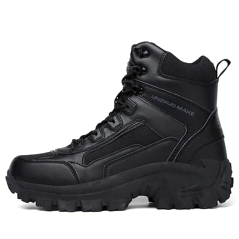 Men's Combat Boots Orthopedic Support Hiking Boots Waterproof Anti-Puncture Work Boots